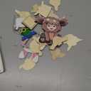 Menkxi Interchangeable Highland Cow Decor Seasonal Wooden Signs Farmhouse Book Stack Table Centerpiece with Holiday Tiered Tray Decor Gift for Party Kitchen Home Dining Table Decorations