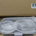 5-Speed Electric Hand Mixer, 800W Handheld Mixer with Turbo for Baking & Cooking, Kitchen Food Mixer with Storage Case & 5 Stainless Steel Attachments (2 Beaters, 2 Dough Hooks, 2 Whisks)-White