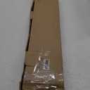 KAMANINA Double Curtain Rod for Windows 140 to 195 Inches (12-16 Feet), 1 Inch Heavy Duty Bronze Curtain Pole, Adjustable Double Rods with End Caps