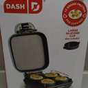 Dash Family Size Egg Bite Maker - Electric Egg Bite Maker with Non-Stick Silicone Cups - Space-Saving Design & Quick Cleanup - Make Sandwiches, Healthy Snacks & Desserts - 9 Servings, Aqua