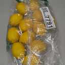 Dallisten 12PCS Artificial Lemons Lifelike Fake Yellow Lemons for Kitchen Decor, Fruit Bowl, Lemonade Party, Photo Props & Summer Table Decorations Realistic Faux Fruit for Home & Events
