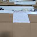 YDN Electric Standing Desk, Adjustable Height Desk 63x24 Inchs Stand up Desk, Sit Stand Home Office Desk with Splice Board, White Top