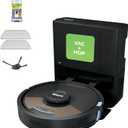 Shark Matrix Plus 2in1 Robot Vacuum & Mop with Sonic Mopping, Matrix Clean, Home Mapping, HEPA Bagless Self Empty Base, CleanEdge, for Pet Hair, WiFi, Black/Brass, AV2620WA