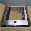 Bar Sink 15 Inch Drop in Bar Sinks Modern Stainless Steel Small Kitchen Sinks Single Bowl RV Sink with Faucet Combo (15" x 15" x 8.3")