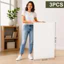 Ndsox 3 Pack White Foam Board 24"x36", 0.23" Thick Foam Core Poster Board
