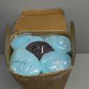 SQUARE MOON 4 Pack Chair Cushions, Seat Cushions, Chair Pads, Chair Mat for Indoor, Outdoor Dining Chair, Kitchen Chairs, Dining Room Chairs (16" × 16" × 4 Pack, Dark Grey)