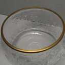 Gold Semi-Flush Mount Ceiling Light with Globe Glass  Vintage Ceiling Lighting for Hallway, Kitchen, Entryway, Bathroom & Closet (7.68in-ceiling)