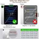 JETech Case ONLY for iPad Pro 11-Inch, 2022/2021/2020/2018 Model, Compatible with Pencil, Cover Auto Wake/Sleep (Black)