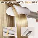 Hair Smooth Attachment for Shark Flexstyle, Gentle Airflow Smooth Nozzle for Shark Flex Style HD400 Series, Hair Straightener Styling from Curly Coily Wet to Straight Smooth Sleek Shiny Hair