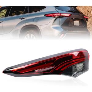 Tail Lights Assembly Compatible with Highlander 2020 2021 2022 2023 Left