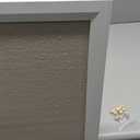 Bulletin Board Cork Board with Linen, 100% Wood Framed 30" x 20" Bulletin Board Decorations, Pin Boards for Walls, Wall Mounted Fabric Picture Board with 10 Pushpins for School, Home & Office, White