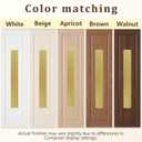 10 Pack 5 Inch Square Brushed Brass Cabinet Pulls for Kitchen Drawer, Stainless Hardware Steel Drawer for Wardrobe Bathroom Cupboard Furniture Pulls, Golden Handles 5Length, 3Hole Center