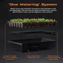 Patigrow 120-Cell Self-Watering Seed Starter Tray with Grow Light, Seed Starter Kit with 4.07 Humidity Dome, Indoor Seedling Starter Tray, Seed Starting Trays for Plant Germination, Seeds Growing