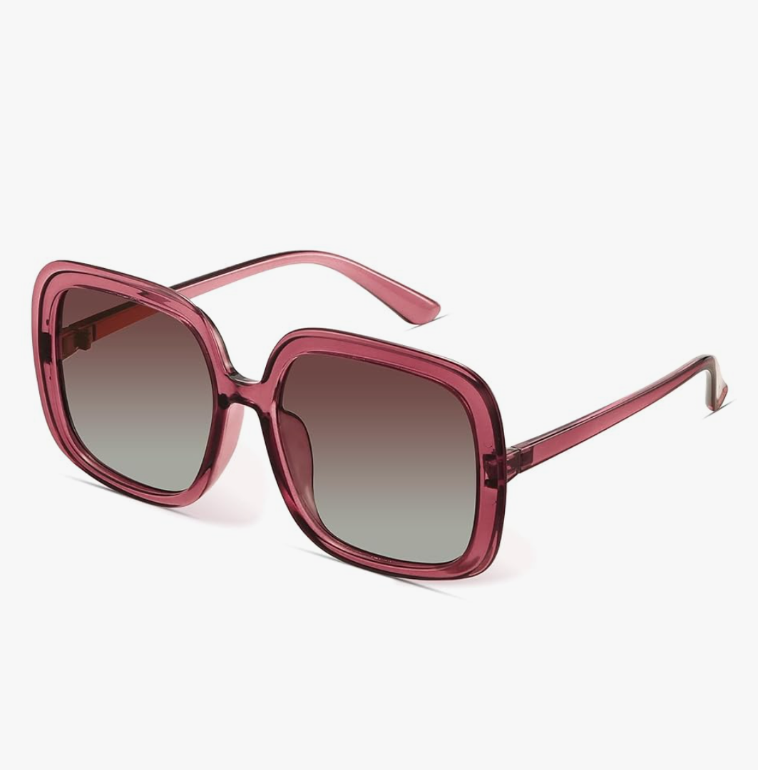 miyya Oversized Polarized Sunglasses Women, Trendy Retro Sun Glasses for Women 2025, Oversized Shades