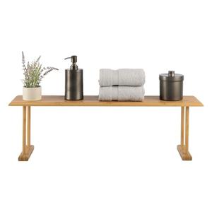 Bamboo Sink Shelf - Countertop Organizer Kitchen, Bathroom, Bedroom, Office - Space-Saving Storage for Soap, Sponges, and Cleaners by Lavish Home