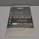 Titanium Cutting Board Set of 3,100% Pure Titanium Cutting Boards for Kitchen, Double Sided Non Toxic Cutting Board, Ideal Charcuterie & Chopping for Meat, Hygiene Durable DishwashrS+M+L)