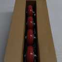 4 Inch Heavy Duty Swivel Caster Wheels with Brake, Set of 4, Industrial Locking Rolling Plate Casters Wheels for Furniture, Cart, Table and Workbench, Easily Load 2200lbs