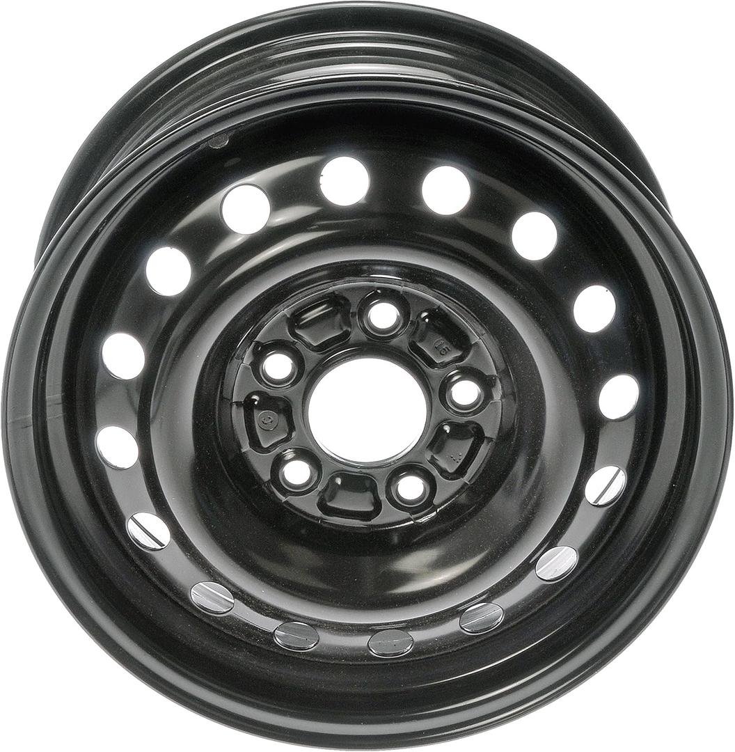 Dorman 939-196 15 x 6 In. Steel Wheel Compatible with Select Hyundai / Kia Models, Black