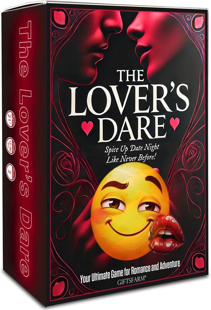 Couples Games for Date Night, Drinking Card Game for Dating, Super Fun Card Game for Couple, 100 Dares & Questions for Your Partner, Romantic Anniversary & Valentines Gifts for Her Him