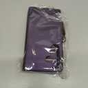 for Samsung Galaxy S25 Case Wallet for Women Men, Wireless Charging with RFID Blocking Card Holder, PU Leather Crossbody Strap Detachable Magnetic Phone Shell Purse 5G 6.2", Purple