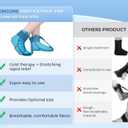 Plantar Fasciitis Relief Night Splint, Foot Ice Pack Wrap Plantar Fasciitis Brace for Men Women,Ankle Ice Pack for Achilles Tendonitis Heel Spur Foot Pain