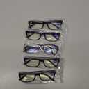 Gaoye 4.0 Professional Reading Glasses for All Day - Computer Readers with Blue Light Protection - Value Pack (B1-5 Pack Light Black)