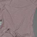 Long Sleeve Shirts for Women Sexy Backless Striped Tops Going Out T-Shirt Y2K Crop Womens Blouse Boat Neck Outfit (Medium, Pink)