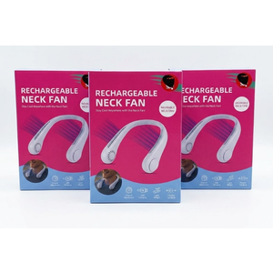 Rechargeable Neck Fan 3 Pack, White