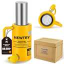 NEWTRY 20 ton Hydraulic Cylinder Long Jack 4 Stroke Porta Power Ram Jack Lifting Cylinder Retract Automatically for Shipbuilding Bridge Construction