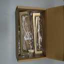Ravinte 5 Pack Solid 5 Inch Square Cabinet Handles - Champagne Bronze Pulls for Drawers and Kitchen Cabinets - Hardware Handles