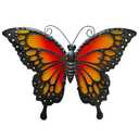 LIFFY Butterfly Wall Decor Butterfly Garden Ornaments Outdoor Indoor Metal Wall Art Decor Home Decorative Hanging Decorations for Room Yard Fence