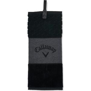 Callaway TW CG Trifold Towel BLK 23,Black, Small