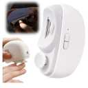 2 in 1 Electric Nail Clippers, 2026 New Electric Polishing Automatic Nail Clippers for Fingers and Toes with 2 Adjustable Speeds, Electric Nail Trimmer for Senior Adults (White)