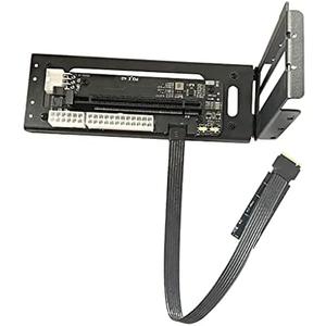 JMT R43SG GEN4 M.2 M-Key to PCIE X16 4.0 External Graphics Card Stand Bracket Compatible with NVME SSD NUC Host Expansion Card Graphics Dock (30cm)