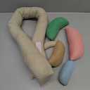 Newborn Photography Props, Ultra-Soft Baby Donut Posing Pillows, Professional Baby Photo Props Set Fits 0-6 Months Baby,Pack of 6, Multicolor