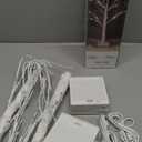 Vanthylit Christmas Tree Decorations, White Birch Tree with LED Lights- Set of 4, Warm White Small Tree Lights Battery Powered/USB, Timer Lighted Tree for Home Wedding Indoor Outdoor Decor (2 FT)