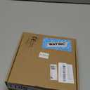 WATINC Flower Punch Needle Coaster Kit - 22Pcs Crafts Punch Needle Coasters Kits for Beginners, Flower Pattern Coaster Tufted Rug Pads with Adhesive Felt Yarns Embroidery Hoop Instruction (Macaron)