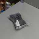 Charmo Womens Scalloped Ribbed One Piece Swimsuits Retro Square Neck Modest Bathing Suits (Large, Black)