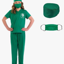 fun shack Animal Doctor Veterinarian Costume For Kids, Vet Outfit For Girls, Role Play Dress Up For Children S