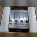 Air Fryer Toaster Oven Combo,15.8Qt Small Countertop French Door Oven,18 Presets & 1 Preheat & Light, Airfryer Basket,Wire Rack,Baking Pan,Crumb Tray,Compact Design,Stainless Steel