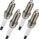 BDFHYK AP5325 Iridium Spark Plugs Compatible with Altima for Toyota RAV4 for Dodge Dart for Hyundai Sonata Sportage Cherokee 1.8L 2.0L 2.4L 2.5L 2.7L L4 Engine Replacement for 95712, Set of 4