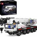 Mould King 17075 Crane Construction Set - Heavy-Duty Remote Control Truck Building Blocks for Adults, Realistic Engineering Toy with Motorized Functions, Creative Gift Collectors
