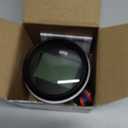 85mm Digital GPS Speedometer Odometer for Car, Boat, Motorcycle - 8 Color Backlight (Black)