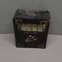 N9R 160pcs Gold Plastic Silverware - Gold Plastic Utensils Set - Tableware Flatware Kit 80 Forks, 40 Spoons, 40 Knives Disposable Cutlery Set for Party, Wedding, Birthday