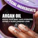 EBIN NEW YORK 24 Hour Edge Tamer - Extreme Firm Hold (8.25oz/ 250ml) - No Flaking, White Residue, Shine and Smooth texture with Argan Oil and Castor Oil