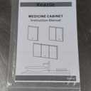 32x32 Inch Led Lighted Medicine Cabinet with Mirror, Recessed or Surface Mount Bathroom Medicine Cabinet, Anti-Fog, Adjustable Shelf, Dimmable Light, Outlets & USB, ETL Listed, Black