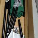 Amazon Basics Cooling Breathable Elevated Dog Bed with Metal Frame for Large Dogs, 51 x 31 x 8 Inch, Green