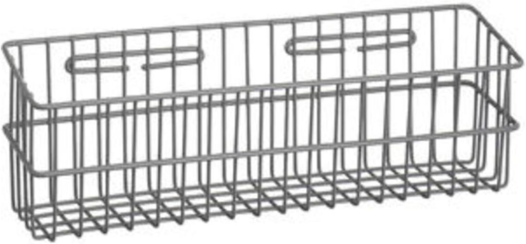 R&B Wire 2250 19.5 in. L x 6 in. W x 4.5 in. D Metal Medical Storage Basket