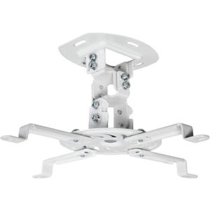VIVO Universal Adjustable Ceiling Projector Mount for Regular and Mini Projectors with Extending Arms, White, MOUNT-VP01W