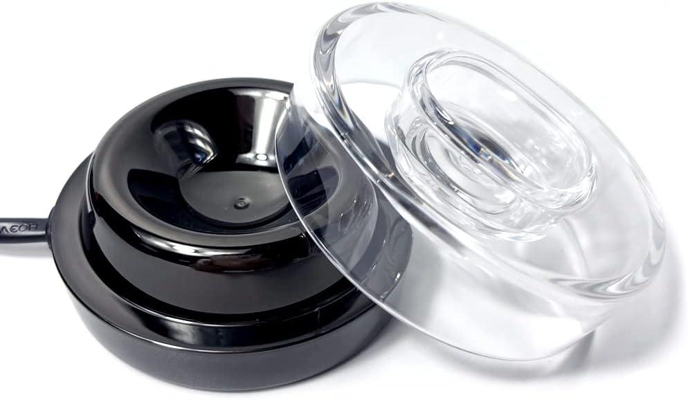 Replacement Sonic Care Charger Base Induction Cover Compatible with Philip Sonic Electric Toothbrush,Sonic Care Charger for HX9901 HX9924 HX992B HX992W HX993W HX9944 HX9957/51HX9964 HX9974 HX9984 (Black)